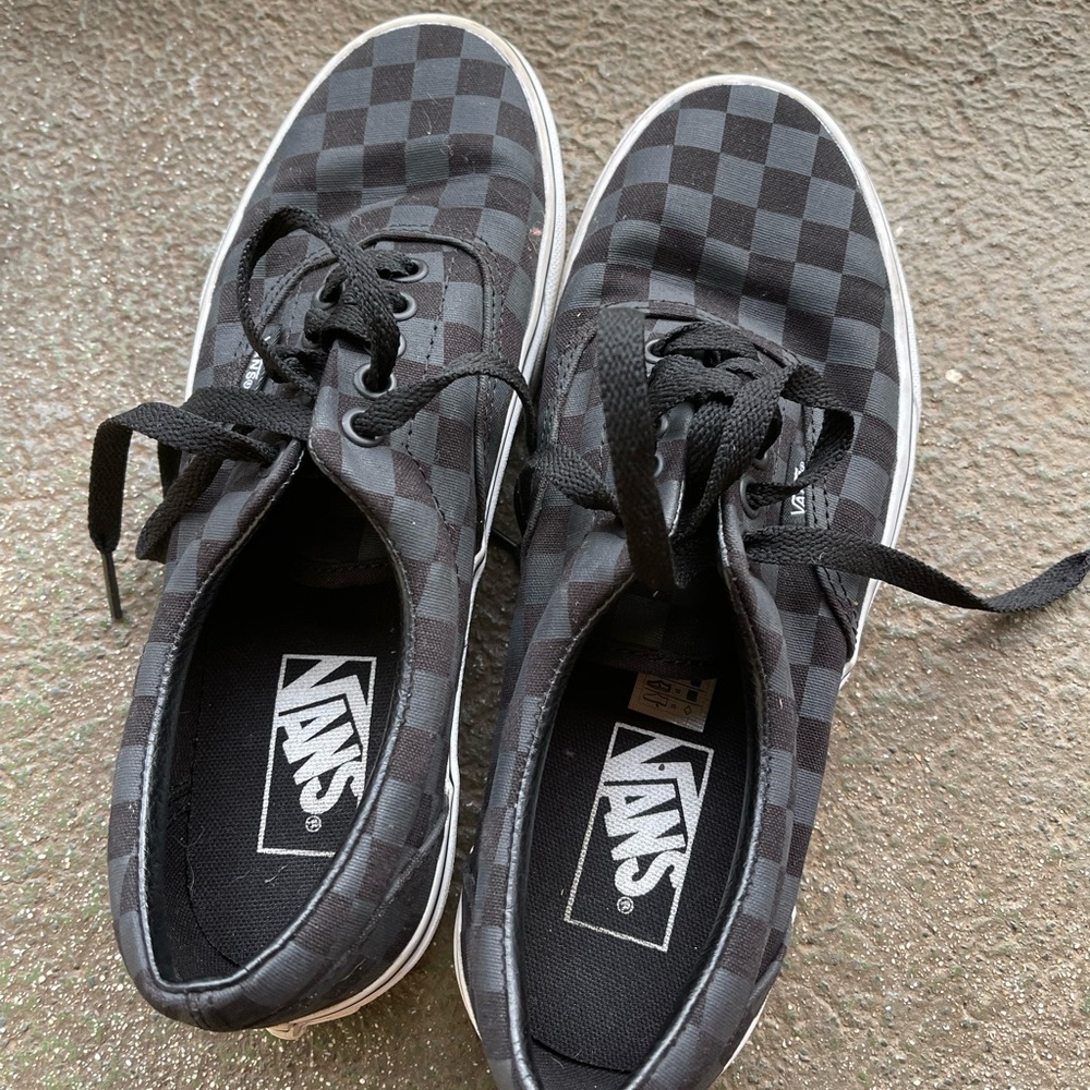 Checkered vans